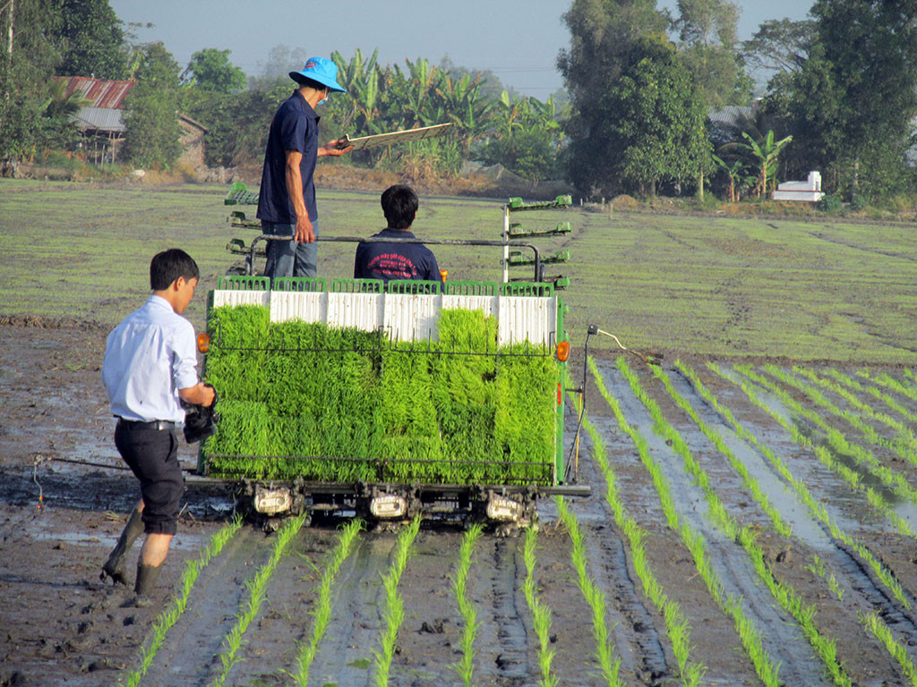 Xu hướng cơ giới hóa trong nông nghiệp Việt Nam 2024 cong nghe ma khay may cay lua tu dong DRONE1 Forum công nghệ mạ khay, máy cấy lúa tự động