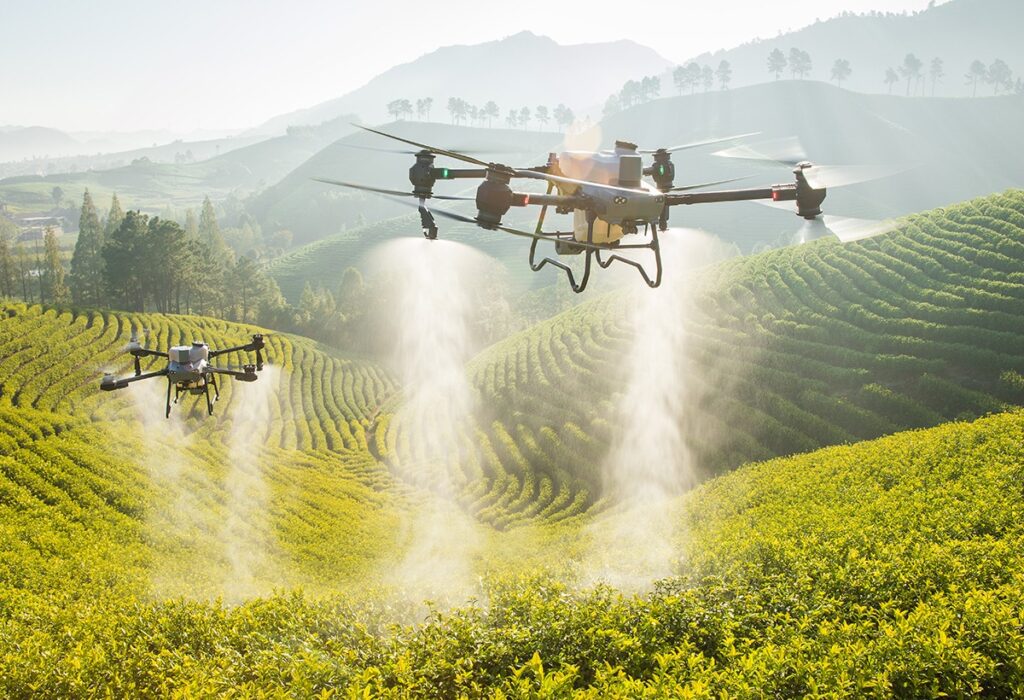 Có nên mua máy phun thuốc trừ sâu điều khiển từ xa? may bay dieu khien tu xa phun thuoc tren vuon cay DRONE1 Forum Máy bay điều khiển từ xa phun thuốc trên vườn cây ở những quả đồi