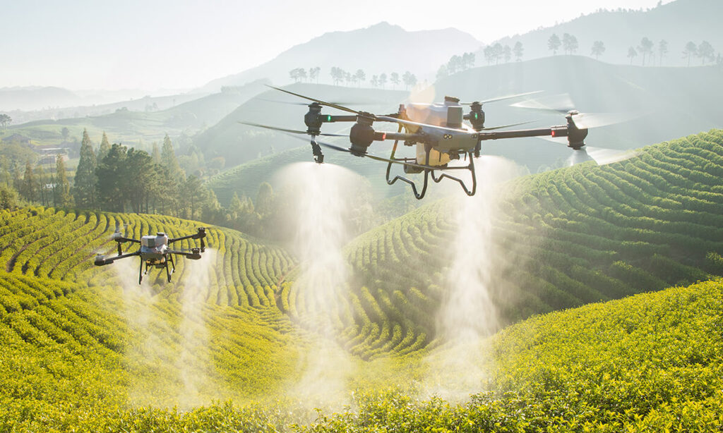 Máy bay xịt lúa giá bao nhiêu? Có nên đầu tư không? may bay phun thuoc tru sau cua dji DRONE1 Forum bộ đôi máy bay phun thuốc trừ sâu DJI Agras T50 và T25