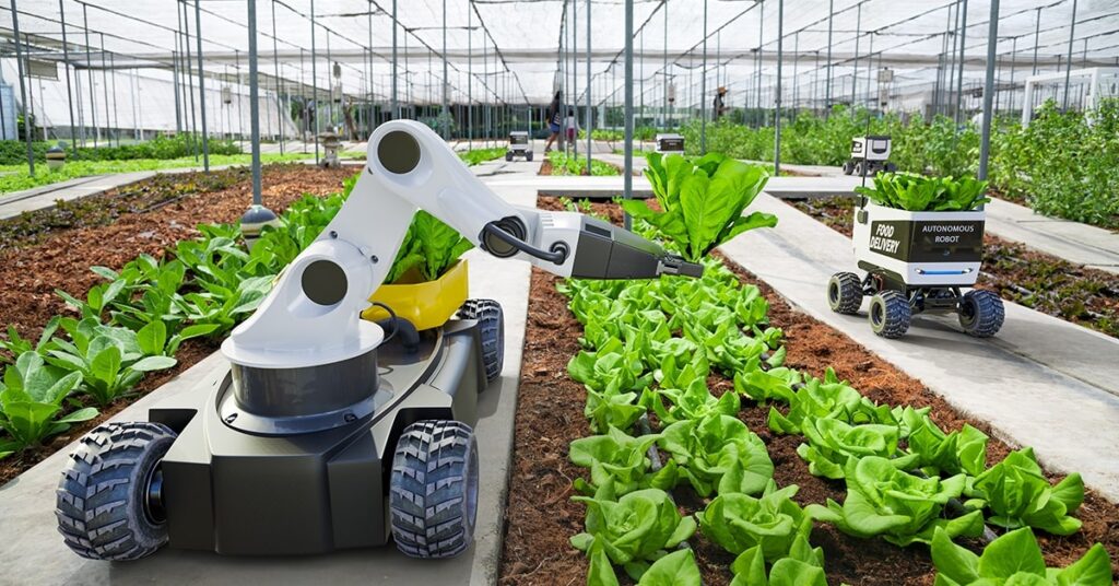 Nông nghiệp sạch: Định nghĩa, lợi ích và thách thức tu dong hoa trong nong nghiep min DRONE1 Forum Ứng dụng robot vào sản xuất nông nghiệp sạch