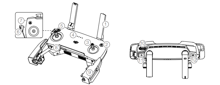 Giới thiệu các nút điều khiển trên tay cầm flycam DJI nut dieu khien tren tay cam DJI Mavic Mini va DJI Mini SE DRONE1 Forum Nút điều khiển tay cầm Mavic Mini/DJI Mini SE